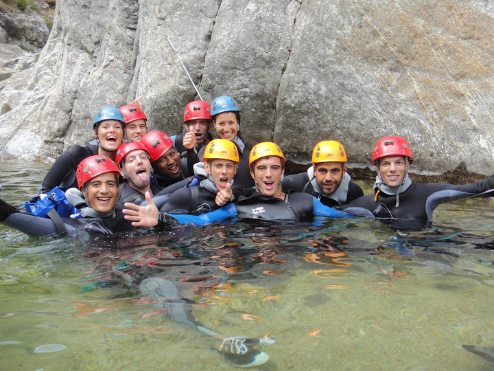 EVF avec AVENTURE 34 dans le CANYON du Rec Grand (Hérault)