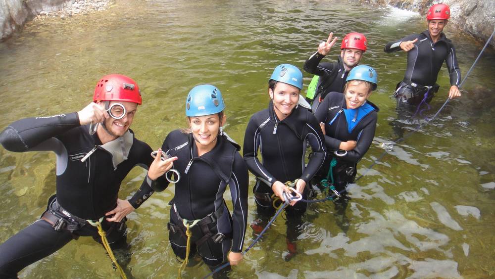 Canyoning sur le massif du Caroux (Hérault)